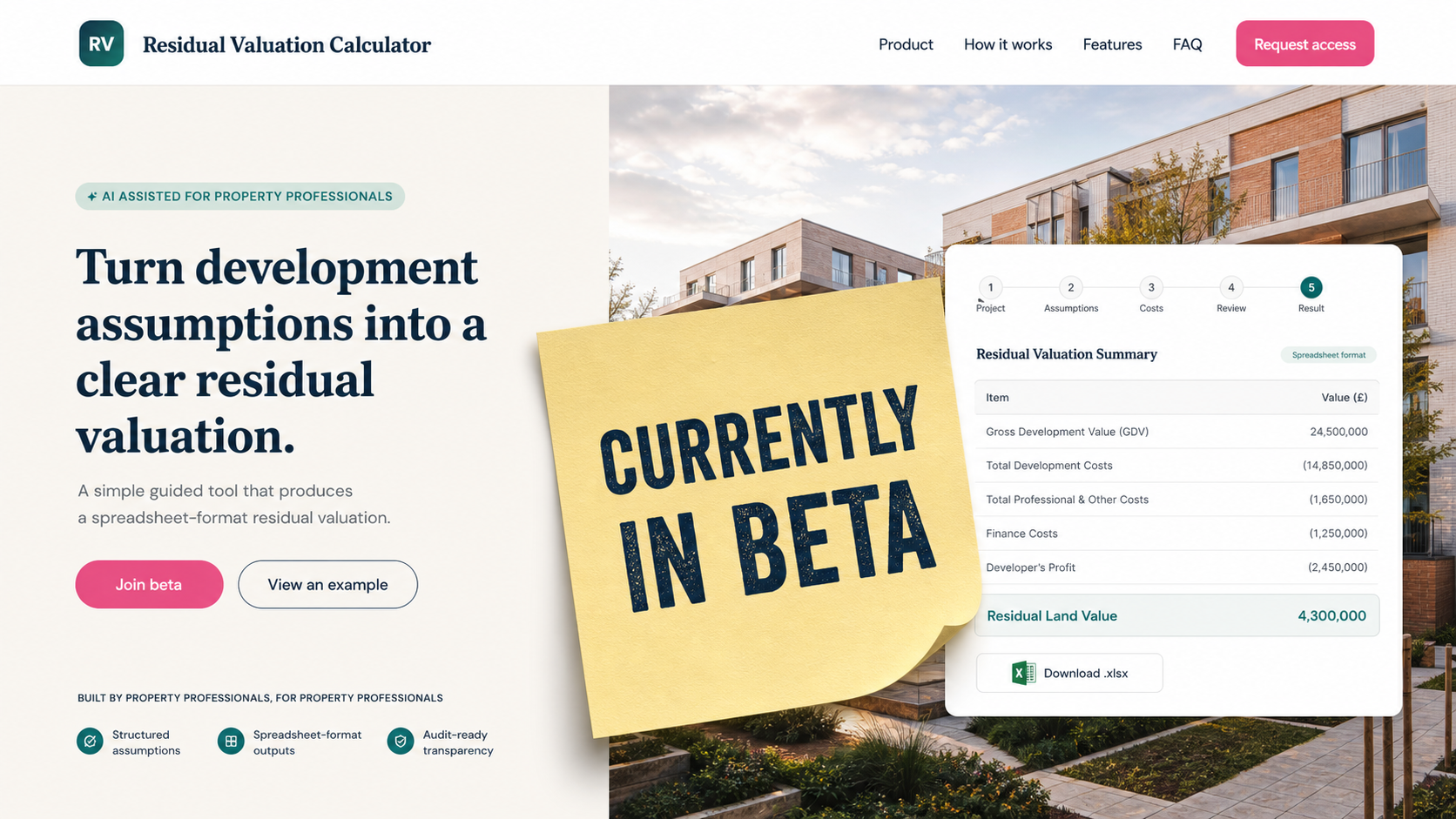 Residual Valuation Calculator